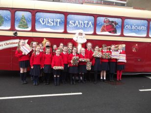Santa Visits Primary 4!